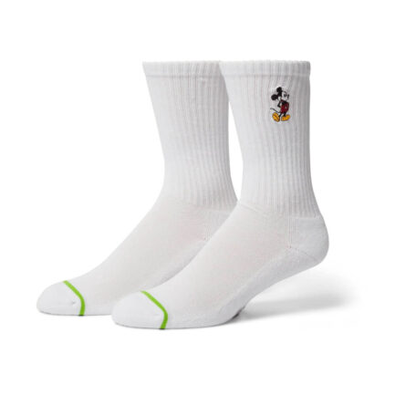 HUF x Disney Mickey Mouse Classic Mickey Crew Sock Κάλτσες - White (SK00964-WHITE)