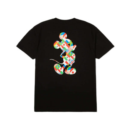 HUF x Disney Mickey Mouse World Tour Silhouette T-Shirt Men's - Black (TS02722-BLACK)