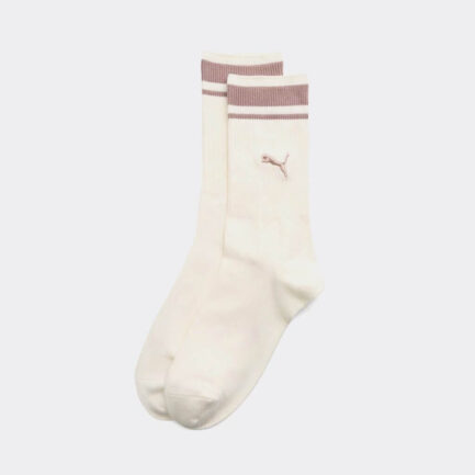 Puma Heritage Stripe Crew Socks 1-Ζευγάρι Κάλτσες Unisex - Pristine/Sandstone (701236903-005)