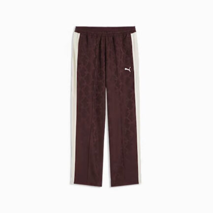 Puma T7 Jacquarded Woven Relaxed Track Pants Φόρμα Ανδρική - Chocolate Brown (634399-31)
