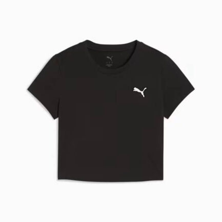 Puma WARDROBE ESS Baby Tee Γυναικείο - Black (629745-01)