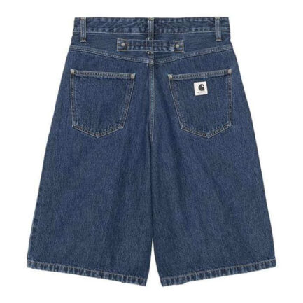 Carhartt WIP Belmont Short Women’s - Blue Stone Washed (I036598-0106)