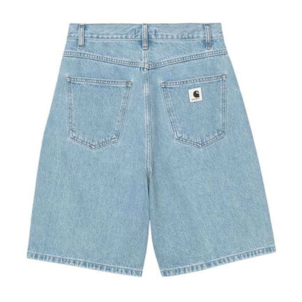 Carhartt WIP Brandon Short Women’s - Blue Stone Bleached (I037021-0112)