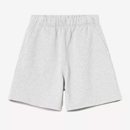Carhartt WIP Brenta Sweat Βερμούδα Γυναικεία - Ash Heather/White Heavy Stone Washed (I036292-00T60)
