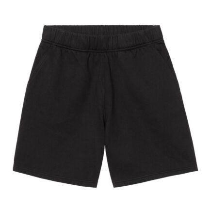 Carhartt WIP Brenta Sweat Short Women’s - Black/White Heavy Stone Washed (I036292-0D260)