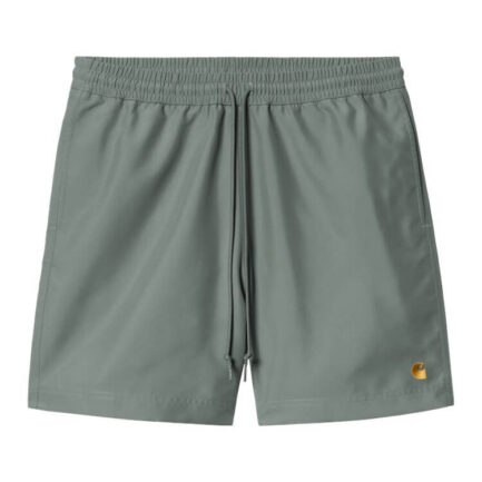 Carhartt WIP Chase Swim Trunks Μαγιό Ανδρικό - Velvet Green/Gold (I035062-3H4XX)