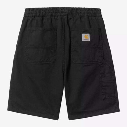 Carhartt WIP Flint Short Men's - Black Garment Dyed (I030480-89GD)