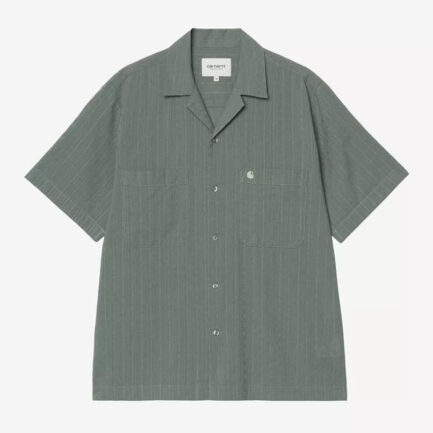 Carhartt WIP Gareth Κοντομάνικο Πουκάμισο Ανδρικό - Velvet Green (I036206-3GDXX)