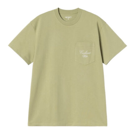 Carhartt WIP Longhand Pocket T-Shirt Men's - Gentle Green/White (I036204-3N8XX)