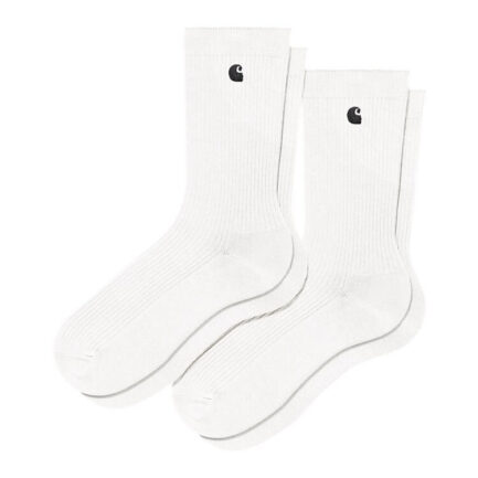 Carhartt WIP Madison Pack Socks 2-Pairs - White/Black (I036750-1A6XX)