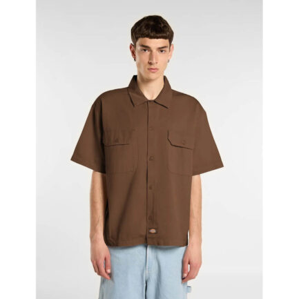 Dickies 247 Gd Work S/S Shirt Men's - Timber Brown (DK0A88N90TB)