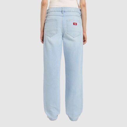 Dickies 984 Relaxed Straight Denim Pant Παντελόνι Γυναικείο - Fog Blue (DK0A88NK0FE)