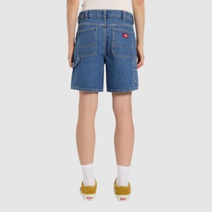 Dickies 993 7-Inch Carpenter Denim Shorts Women's - Classic Blue (DK0A88PBCLB)