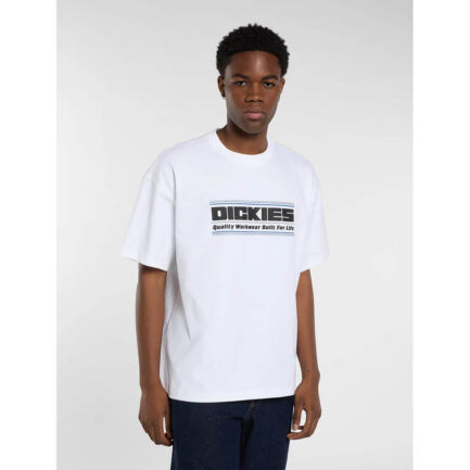 Dickies Derby T-Shirt Ανδρικό - White (DK0A88JGWHX)