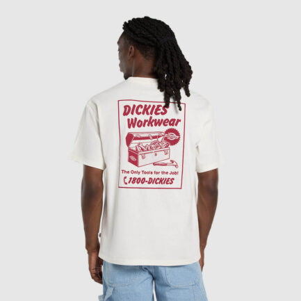 Dickies Dry Ridge T-Shirt Ανδρικό - Egret (DK0A8853C48)