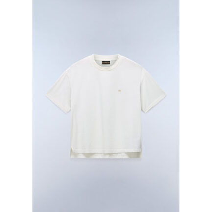 Napapijri Aurora Oversized T-Shirt Women's - White Whisper (NP0A4HF4N1A)