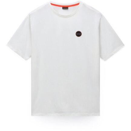 Napapijri Badge T-Shirt Men's - White Heron (NP0A8949206)