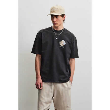 Pegador Albi Oversized T-Shirt Ανδρικό - Vintage Black (PGDR-7117-065)