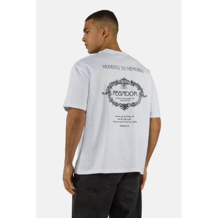 Pegador Reine Oversized T-Shirt Ανδρικό - White (PGDR-6841-004)