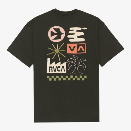 Rvca Mirage T-Shirt Ανδρικό - Pirate Black (EVYZT00338-PTK)