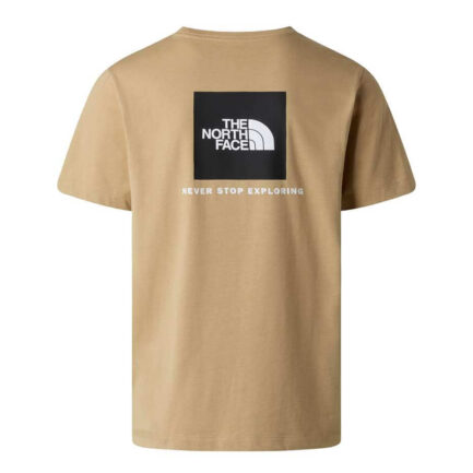 The North Face Evolution Box NSE Regular T-Shirt Men's - Khaki Stone (NF0A8B6KLK5)