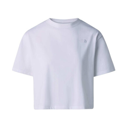 The North Face Evolution Simple Dome Cropped Relaxed T-Shirt Γυναικείο - White (NF0A8FDHFN4)