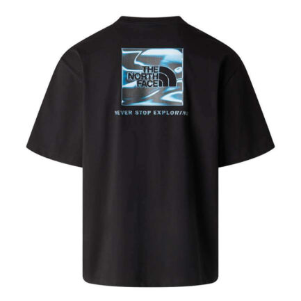 The North Face Liquid Box NSE Oversized T-Shirt Men's - Black (NF0A8G9WJK3)