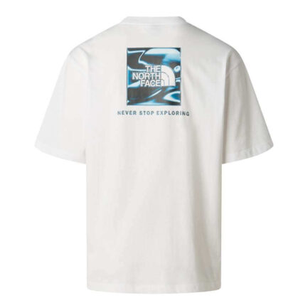 The North Face Liquid Box NSE Oversized T-Shirt Men's - White (NF0A8G9WFN4)