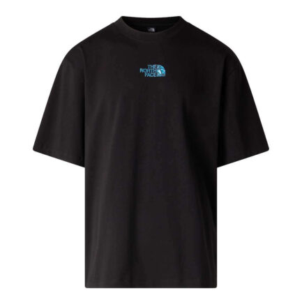 The North Face Liquid Logo Oversized T-Shirt Ανδρικό - Black (NF0A8G9UJK3)