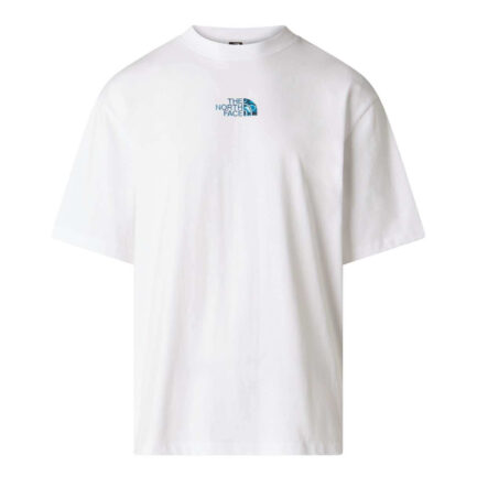 The North Face Liquid Logo Oversized T-Shirt Men's - White (NF0A8G9UFN4)