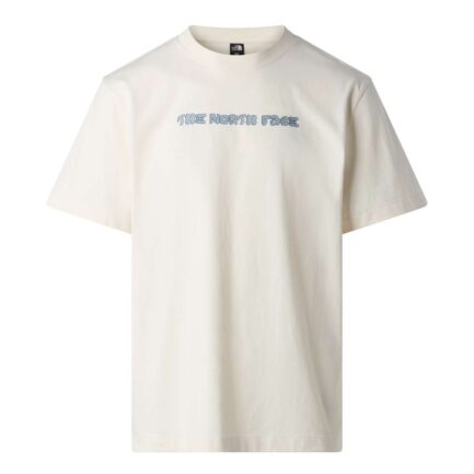 The North Face Logo Twist Relaxed T-Shirt Men's - White Dune (NF0A8GQVQLI)