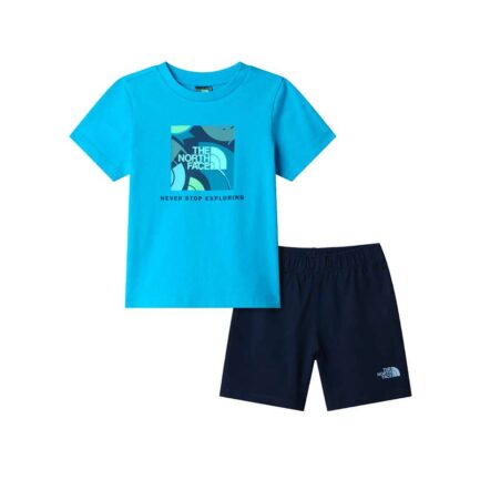 The North Face NSE Box Play Regular Σετ Παιδικό (2-7 Ετών) - Meridian Blue (NF0A8G1HDGY)