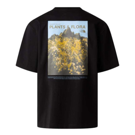 The North Face Plant And Flora Oversized T-Shirt Ανδρικό - Black (NF0A8GB3JK3)