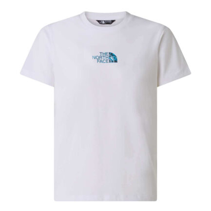 The North Face Liquid Logo Regular Tee Κοντομάνικο Παιδικό (7-16 Ετών) - White (NF0A8G1WFN4)
