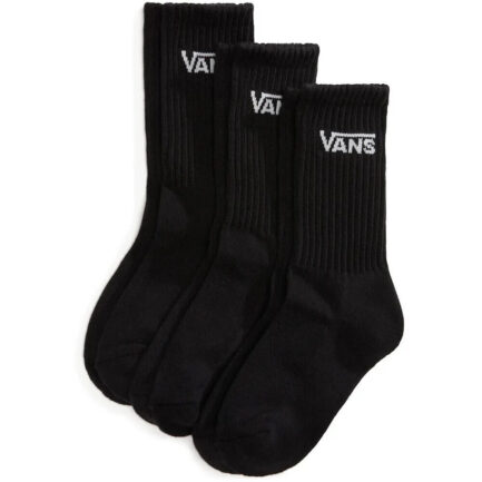 Vans Kids Classic Crew Socks 3 Ζευγάρια Κάλτσες Παιδικές - Black (VN000Q1PBLK)