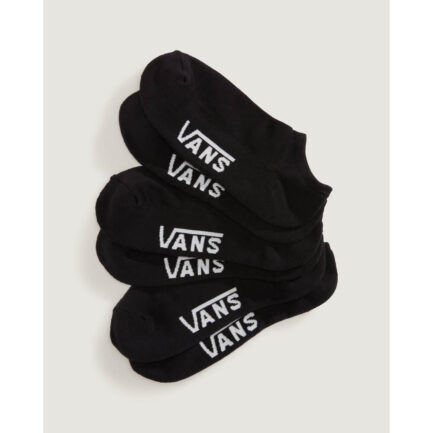 Vans Classic Kick Socks 3-Pack - Black (VN000QBYBLK)