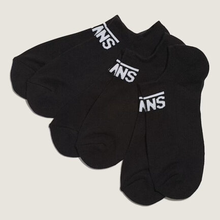 Vans Classic Kick Socks 3-Pack Kids - Black (VN000Q1SBLK)