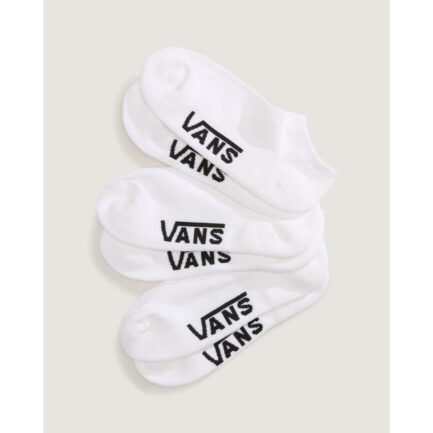 Vans Classic Kick Socks 3-Ζευγάρια Κάλτσες - White (VN000QBYWHT)
