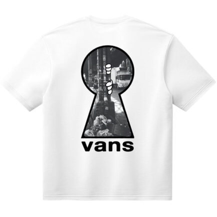 Vans Keyhole Classic T-Shirt Ανδρικό - White (VN000VYFWHT)