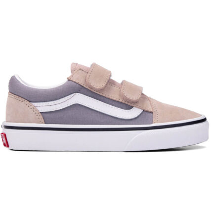 Vans Kids Old Skool Velcro 2-Tone Shoes Παπούτσια Παιδικά (4-8 Ετών) - Frost Grey (VN000CYA85T)