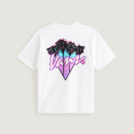 Vans Palm Drive T-Shirt Ανδρικό - White (VN000SXEWHT)