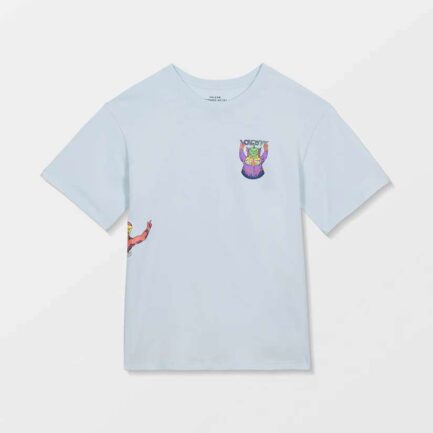 Volcom Boys FA Ben Sanaire 1 T-Shirt Kid's - Light Blue Acid (C3512615-LBA)