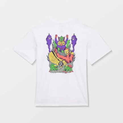 Volcom Boys FA Ben Sanaire 2 T-Shirt Παιδικό- White (C3512616-WHT)