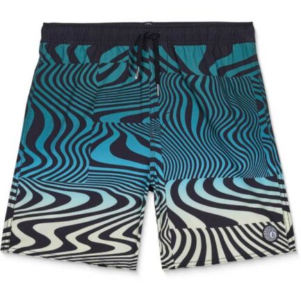 Volcom Boys Lido Print Trunk Swimwear Kid's - Rifle Green (C2512602-RFG)