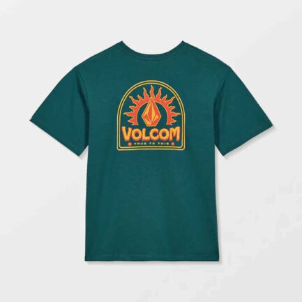 Volcom Boys Solstice T-Shirt Kid's - Rifle Green (C3512621-RFG)