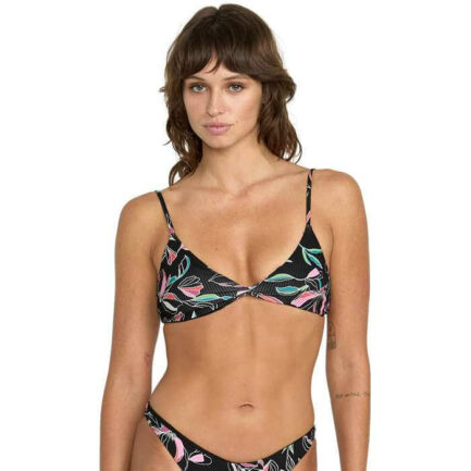 Volcom Dream In Bloom Twist V Neck Bikini Top Άνω Μέρος Μαγιό Γυναικείο - Multi (O1022505-MLT)