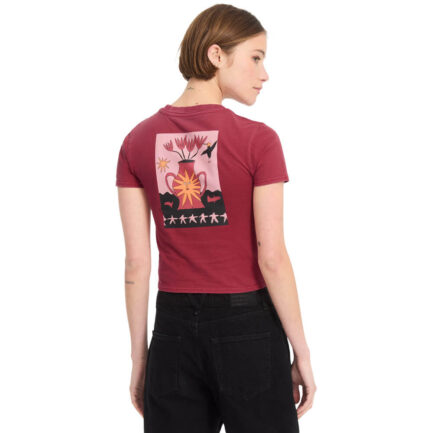 Volcom Moove On T-Shirt Γυναικείο - Deep Red (B3512627-DRE)