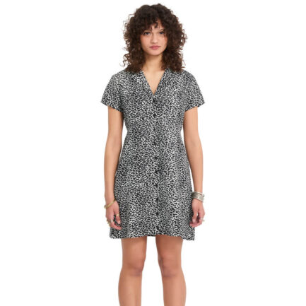 Volcom Rawly Dress Φόρεμα Γυναικείο - Black/White (B1312622-BWH)