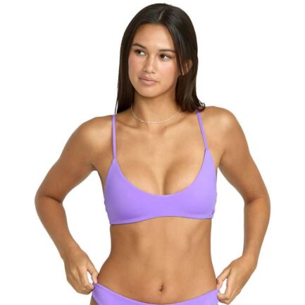 Volcom Simply Seamless Crop Bikini Top Άνω Μέρος Μαγιό Γυναικείο - Purple Passion (O1012500-PRP)
