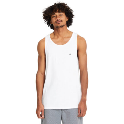 Volcom Stone Blanks Tank Top Men's - White (A4512605-WHT)